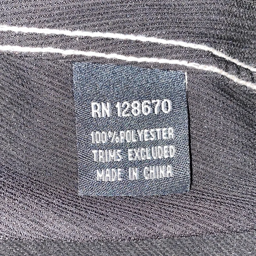 Black Embroidered Button Down Shirt - Picture 9 of 9